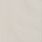 Schumacher Charee Silk Stripe Blue And White Fabric