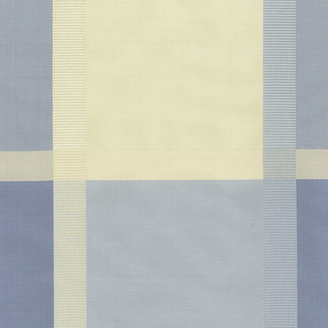 Schumacher Surat Silk Plaid Bluebell Fabric - Eade's Wallpaper