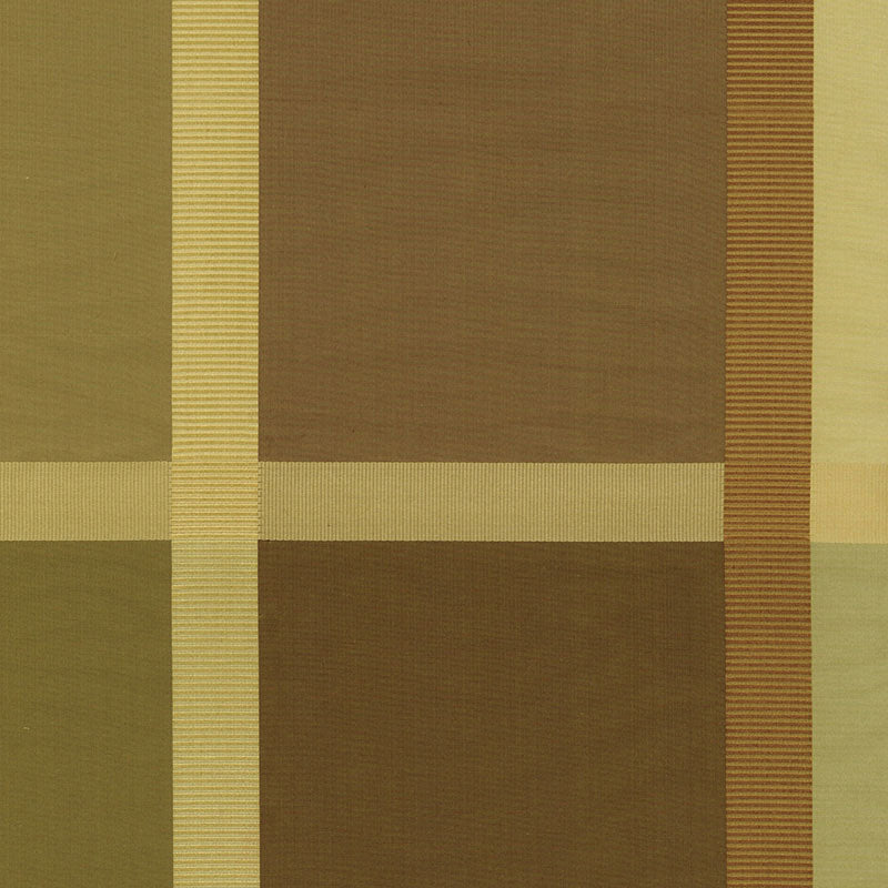 Schumacher Surat Silk Plaid Java Fabric - Eade's Wallpaper