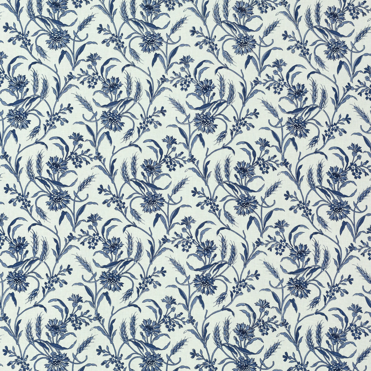 Schumacher 612B39 CECILE in DELFT Fabric - RAOUL TEXTILES