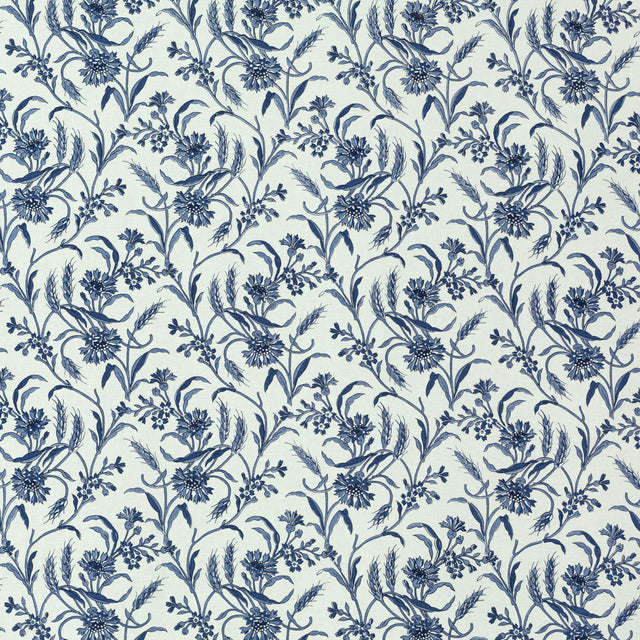 Schumacher 612B39 CECILE in DELFT Fabric - RAOUL TEXTILES