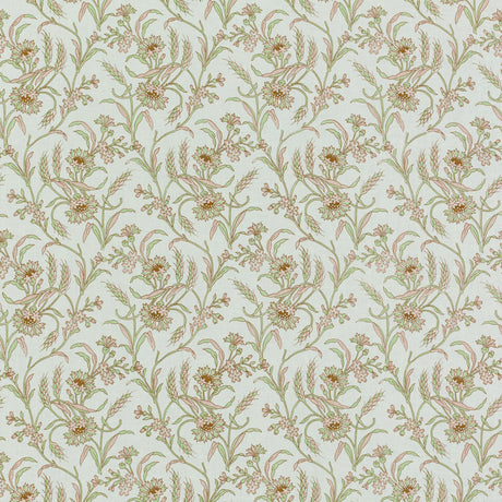 Schumacher 612B50 CECILE in SPROUT Fabric - RAOUL TEXTILES