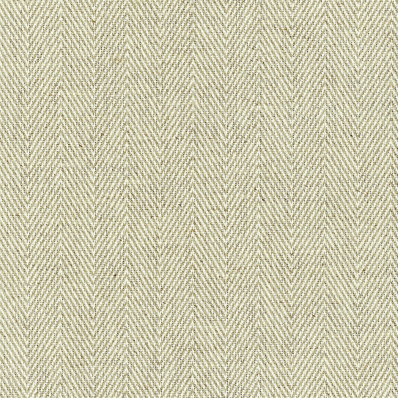 Schumacher 62040 BANBRIDGE HERRINGBONE in NATURAL Fabric - N
