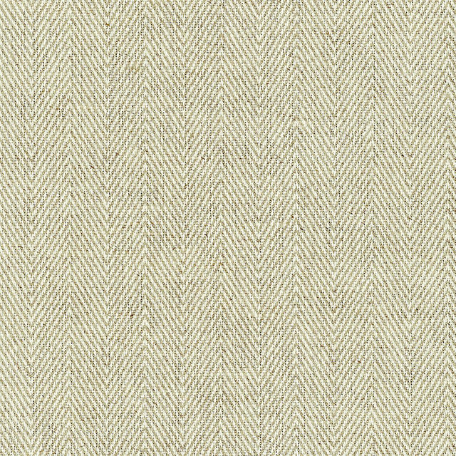 Schumacher 62040 BANBRIDGE HERRINGBONE in NATURAL Fabric - N