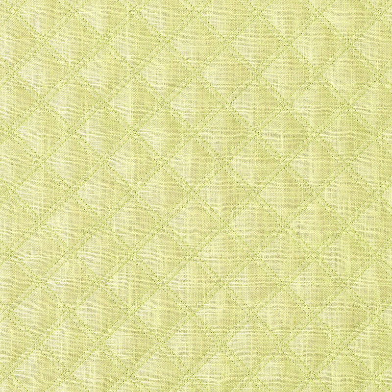 Schumacher Thayer Matelassé Linen Pear Fabric - Eade's Wallpaper