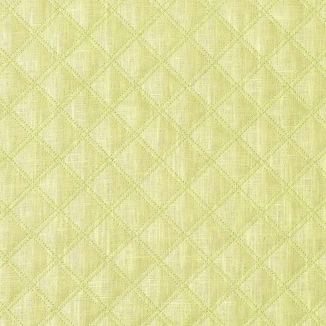 Schumacher Thayer Matelassé Linen Pear Fabric - Eade's Wallpaper