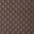 Schumacher Thayer Matelassé Linen Espresso Fabric - Eade's Wallpaper