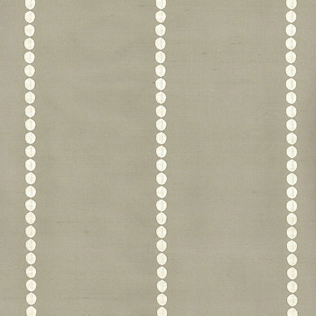 Schumacher 62201 Gabrielle Embroidery in DOVE Fabric - MATTH