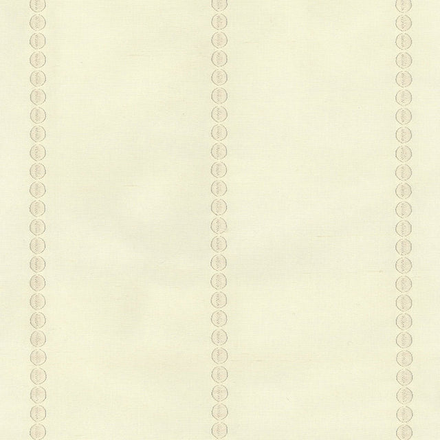 Schumacher 62205 Gabrielle Embroidery in LIMESTONE Fabric - 
