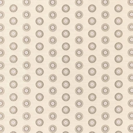 Schumacher 62242 SHIBORI CIRCLE in ERMINE Fabric - Collectio