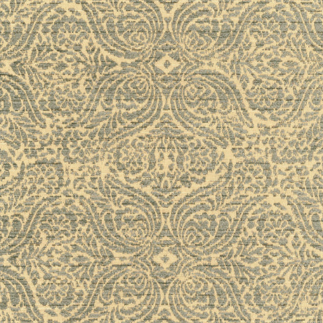 Schumacher San Marco Chenille Mineral Fabric - Eade's Wallpaper