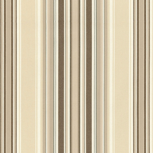 Schumacher Ridge Stripe Sand Fabric - Eade's Wallpaper