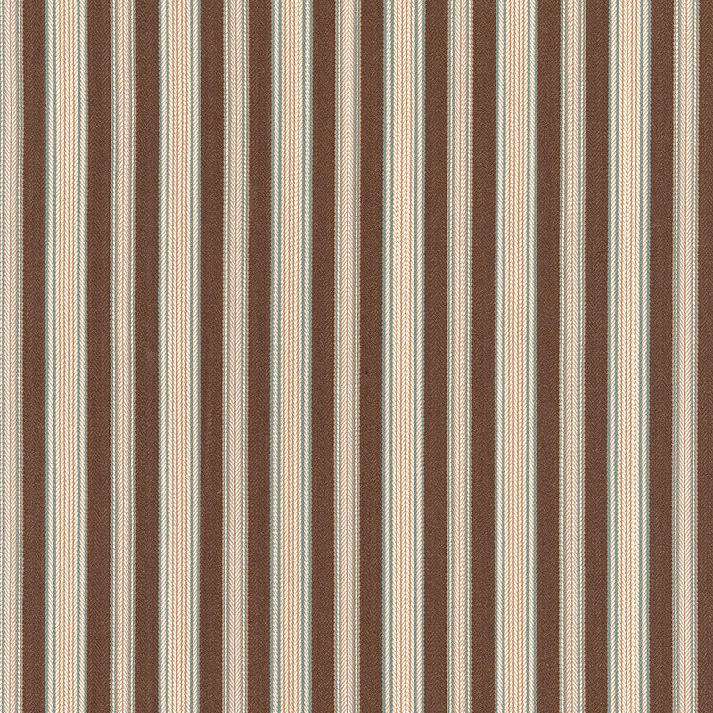 Schumacher Brook Stripe Bark Fabric