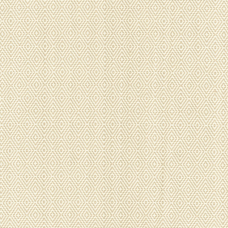 Schumacher Hampton Court Diamond Ivory Fabric