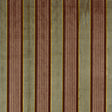 Schumacher Lynton Velvet Stripe Black Plum Fabric - Eade's Wallpaper