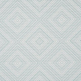 Schumacher Tortola Indoor/Outdoor Aqua Fabric - Eade's Wallpaper