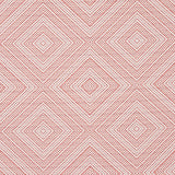 Schumacher Tortola Indoor/Outdoor Coral Fabric - Eade's Wallpaper