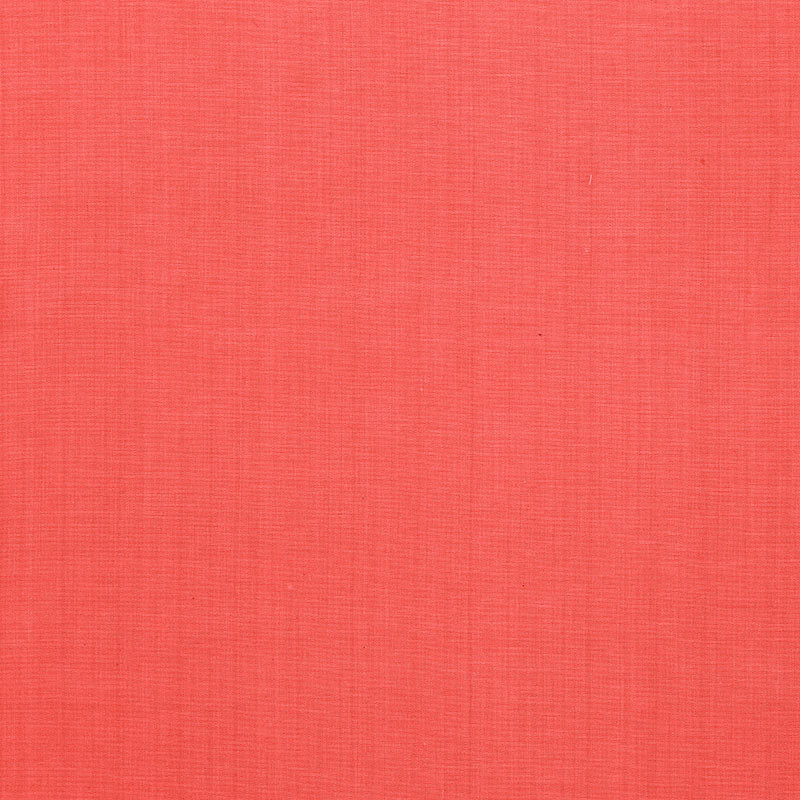 Schumacher Avery Cotton Plain Coral Fabric
