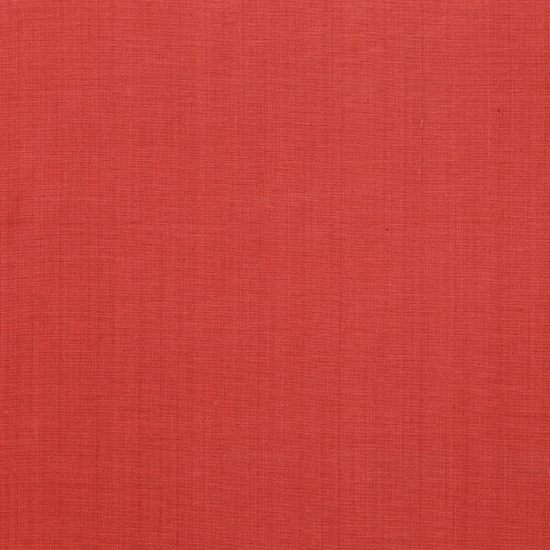 Schumacher Avery Cotton Plain Red Fabric