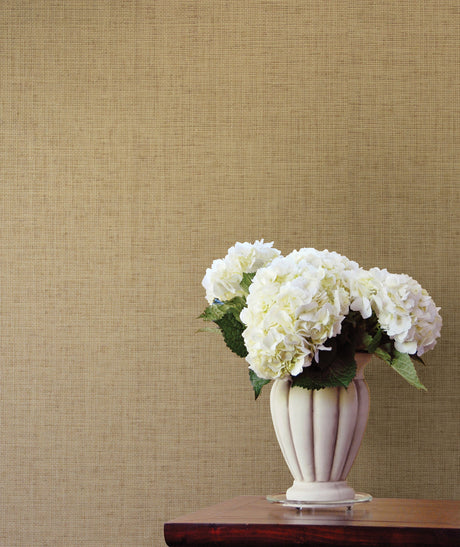 Kenneth James 63-54770 Xia Beige Grasscloth Wallpaper