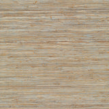 Kenneth James 63-65437 Isami Light Blue Grasscloth Wallpaper