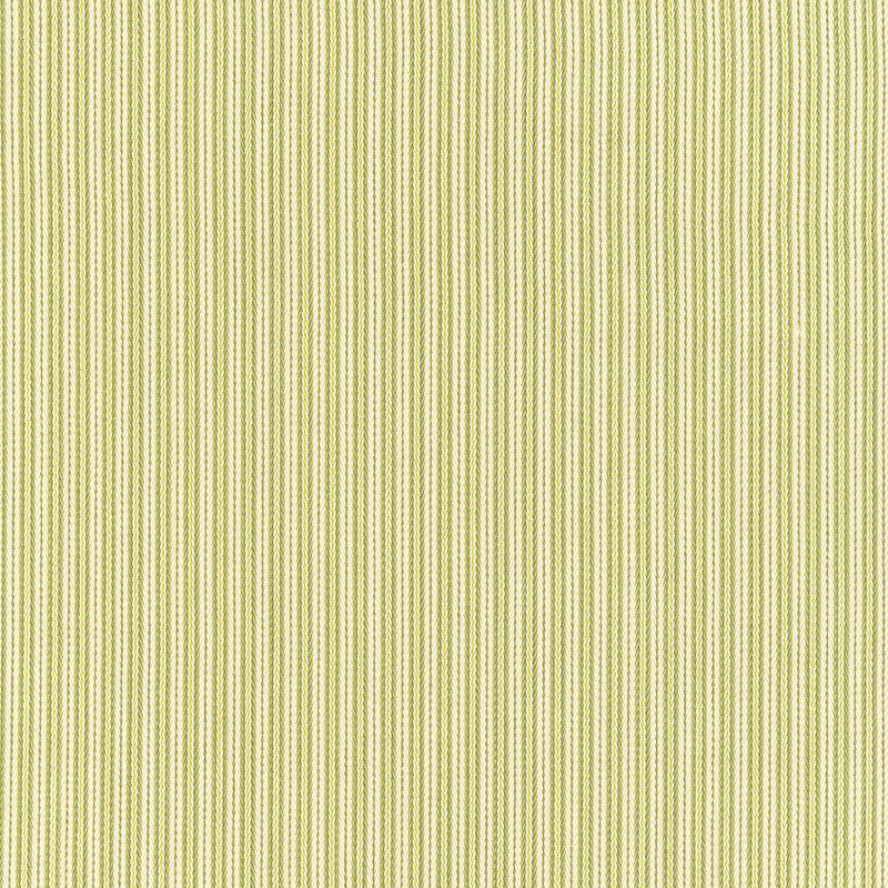 Schumacher 63001 BAKER COTTON STRIPE in IVORY /PEAR /SAGE Fa