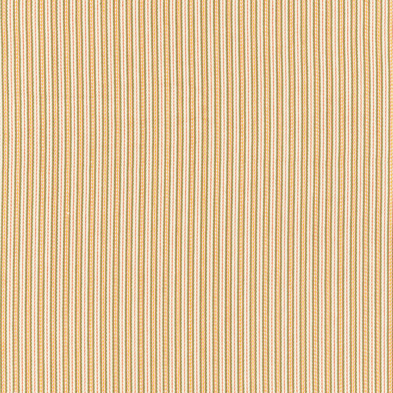 Schumacher 63002 BAKER COTTON STRIPE in IVORY/ROSE/SAGE Fabr