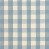 Schumacher Camden Cotton Check Chambray Fabric