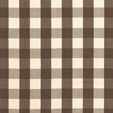 Schumacher Camden Cotton Check Java Fabric