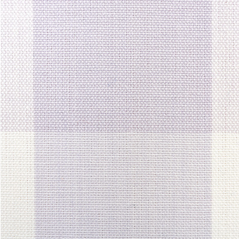Schumacher Camden Cotton Check Lilac Fabric