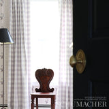 Schumacher Camden Cotton Check Lilac Fabric