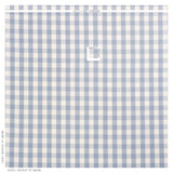 Schumacher Camden Cotton Check Sky Fabric