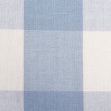 Schumacher Camden Cotton Check Sky Fabric