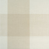 Schumacher Camden Cotton Check Natural Fabric