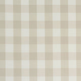 Schumacher Camden Cotton Check Natural Fabric