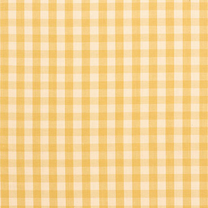 Schumacher Elton Cotton Check Straw Fabric