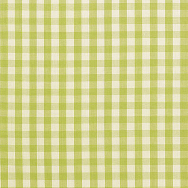 Schumacher Elton Cotton Check Pear Fabric