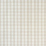 Schumacher Elton Cotton Check Natural Fabric
