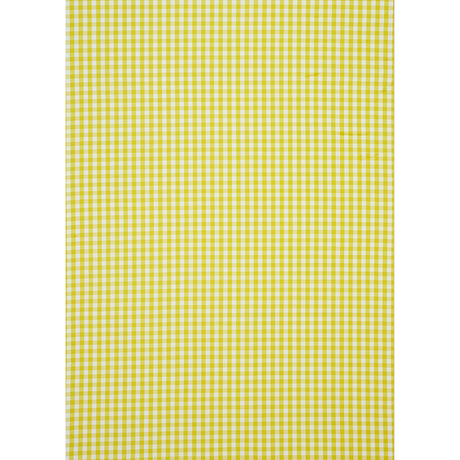 Schumacher Elton Cotton Check Yellow Fabric