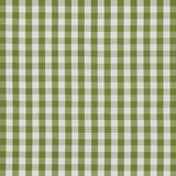 Schumacher Elton Cotton Check Leaf Fabric