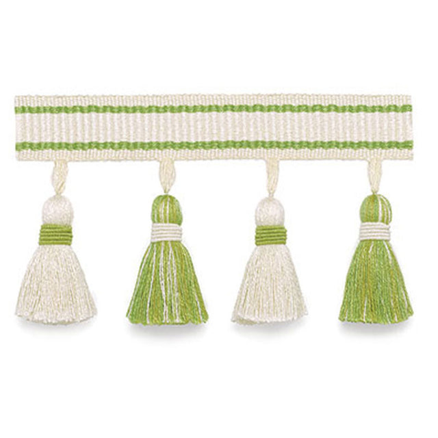 Schumacher 63081 MERIDA TASSEL FRINGE in KIWI Trim - PLEIN A