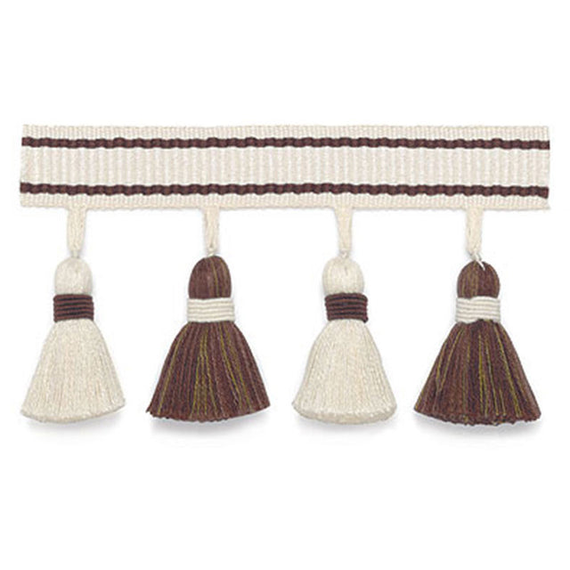 Schumacher 63083 MERIDA TASSEL FRINGE in JAVA Trim - PLEIN A