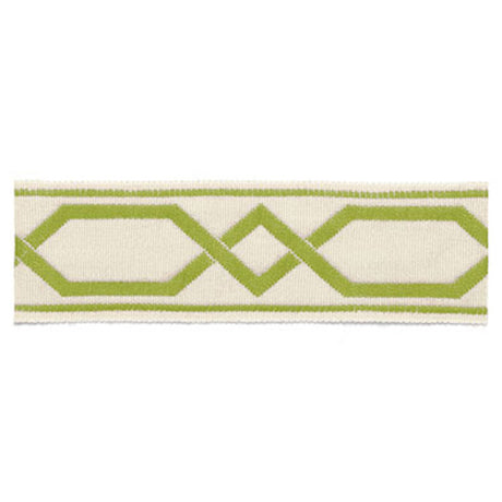 Schumacher 63091 SAINT TROPEZ BRAID in KIWI Trim - PLEIN AIR
