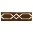 Schumacher 63093 SAINT TROPEZ BRAID in JAVA Trim - PLEIN AIR