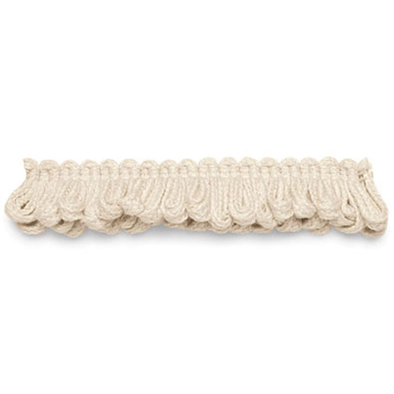 Schumacher 63110 FIJI LOOPED FRINGE in VANILLA Trim - PLEIN 