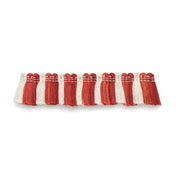 Schumacher 63122 BIARRITZ RUCHE in CORAL Trim - PLEIN AIR TR