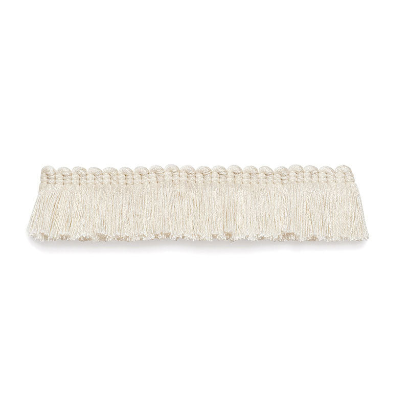 Schumacher 63123 BIARRITZ RUCHE in VANILLA Trim - PLEIN AIR 