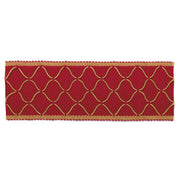 Schumacher 63171 KENT BRAID in CURRANT Trim - SOMERSET