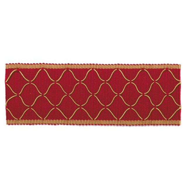 Schumacher 63171 KENT BRAID in CURRANT Trim - SOMERSET