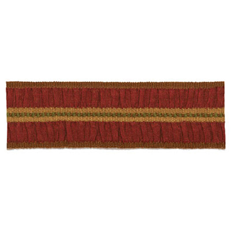 Schumacher 63190 CAMDEN BRAID in CURRANT Trim - SOMERSET TRI